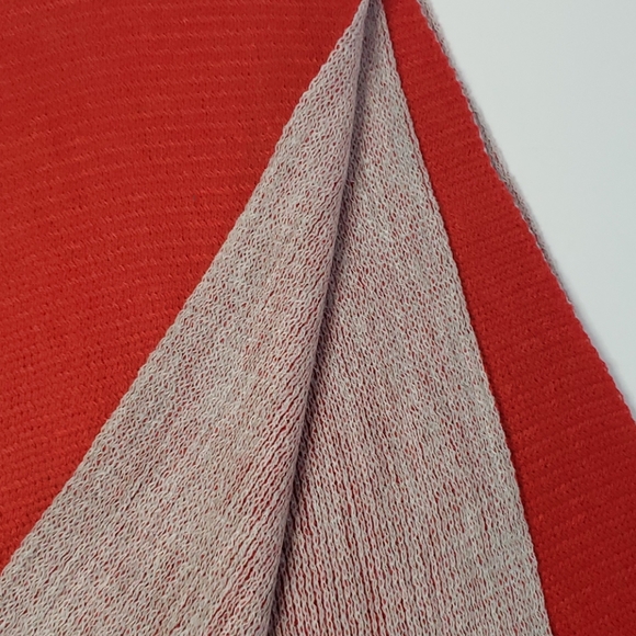 Nautica Mens Red reversible fringe scarf - Picture 3 of 4